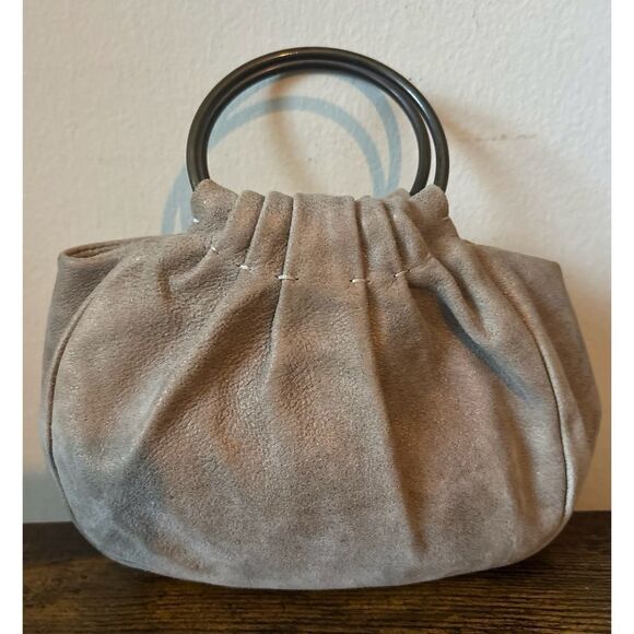 COUTURE
 DONALD J. PLINER 
MADE IN THE MOUNTAINS OF ITALY Mini HOBO Nubuck Bag - Picture 4 of 12